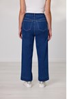 WIDE LEG JEANS - mid blue